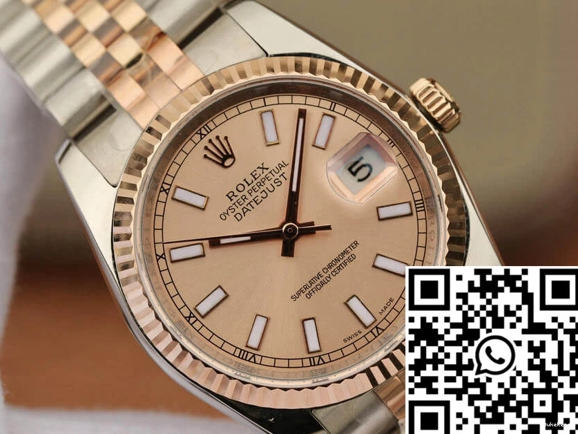 Rose Pink Factory 116231 36MM Dial Gold Rolex GM Datejust 1207